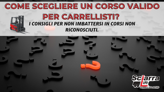 corso di formazione carrelli elevatori e carrellisti