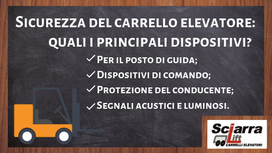 Sicurezza del carrello elevatore