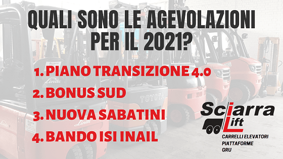 Agevolazioni 2021